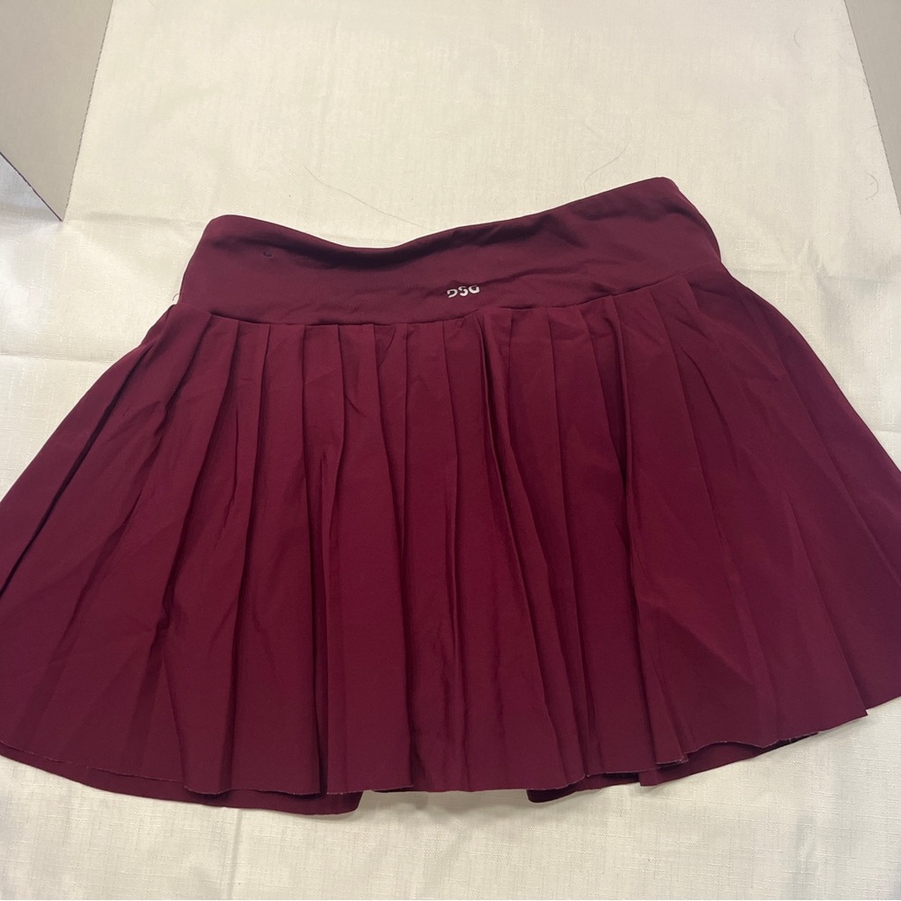 DSG Maroon Skirt with Shorts Underneath Size Girls Large 14